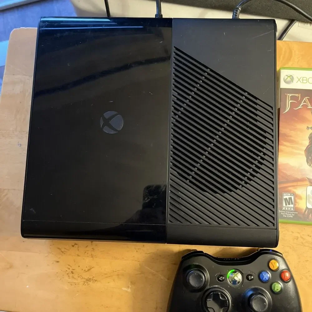 Xbox 360 Slim Console Model 1538 Bundle W/Controllers Game Bundles Gamer Tested